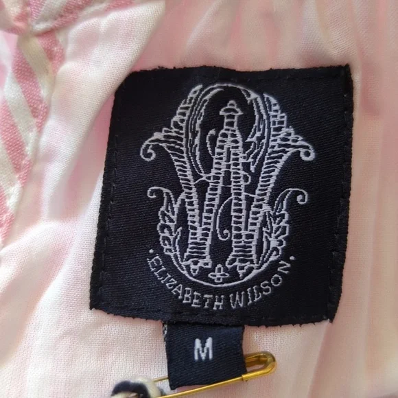 Elegant Pink Striped Mini Dress - Picture 15 of 16